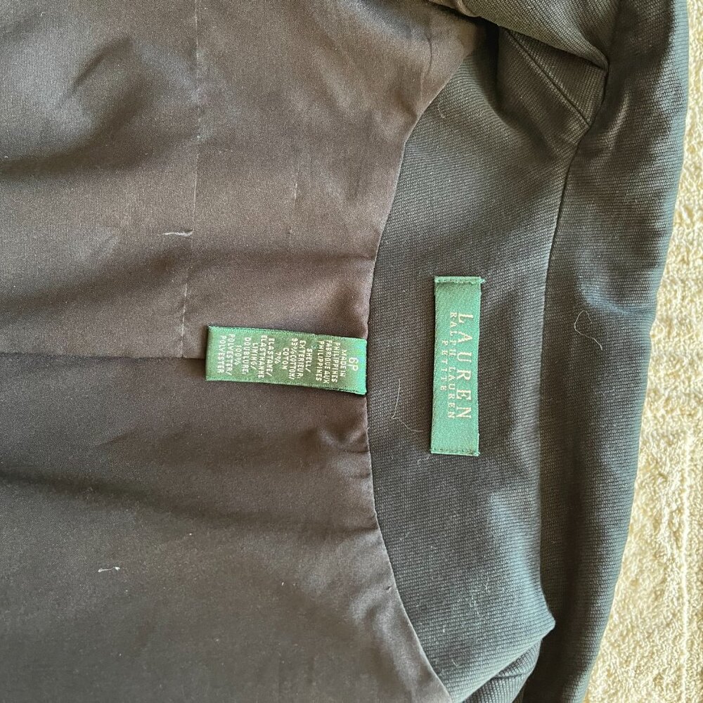 Polo Ralph Lauren Academia Women's Jacket, Blazer, Black, Size 6P,  Business - Picture 9 of 16